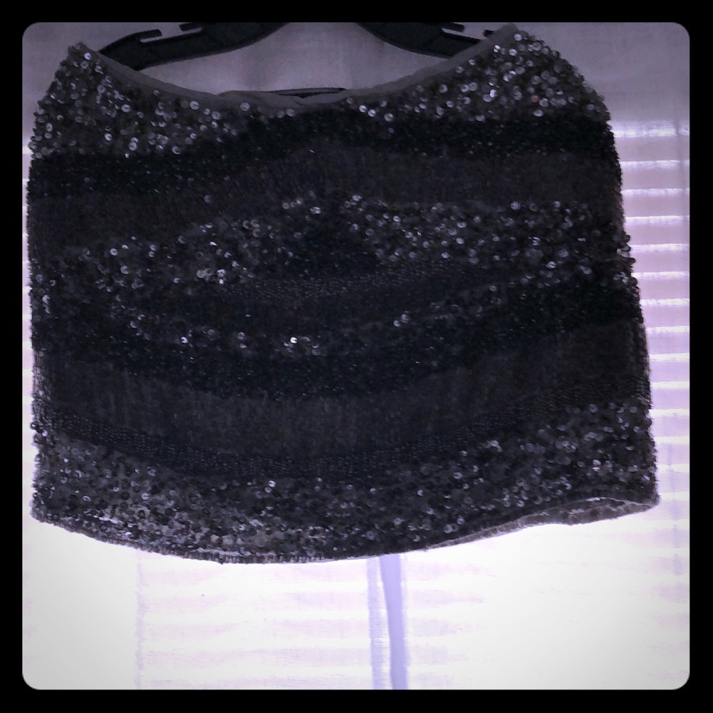 Zara sparkling skirt